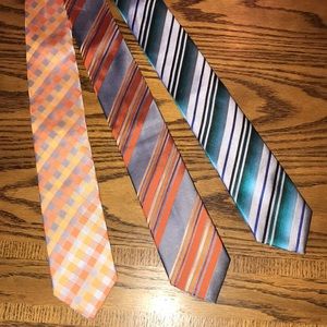3 Alfani Silk Neckties, EUC!